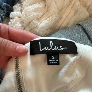 Lulu's strapless top